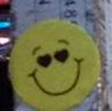 Yellow Happy Sticker